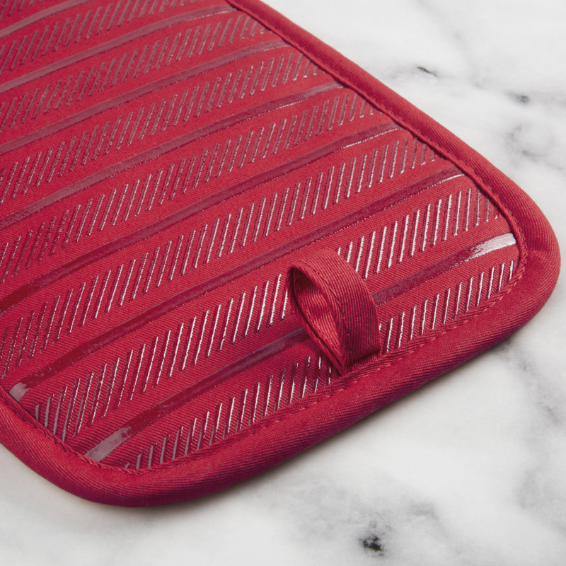 KitchenAid Albany Pot Holder Set, Passion Red