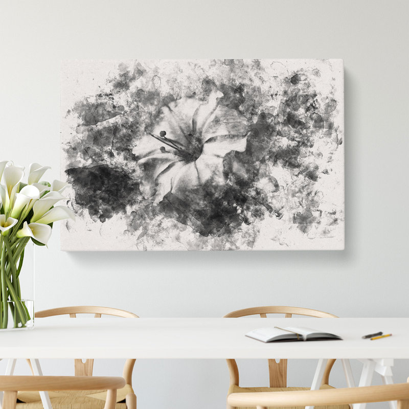 Geranium Flower - Wrapped Canvas, 60cm H x 91cm W x 3cm D