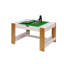 Table de jeu pour enfants 2 en 1 avec 7 compartiments de rangement, compatible avec le bloc de construction LEGO, mobilier de jeu d'apprentissage moderne pour activités - blanc