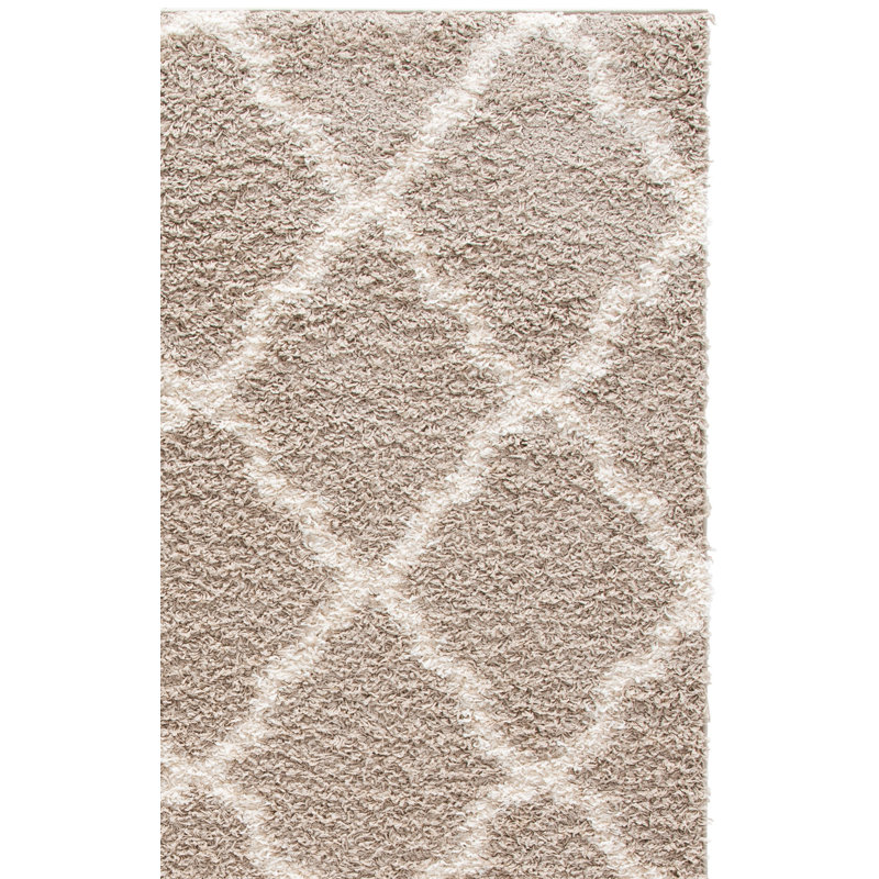 Lapidge Geometric Beige Area Rug, Runner 2'3" x 8'