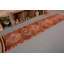 Tapis de couloir brun, tapis turcs, tapis tissés à la main, tapis rétro, tapis géométriques