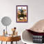 Western Cowboy sur taureau abstrait, art mural contemporain-129000938