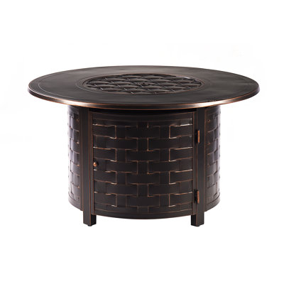 Foyer de table au propane en aluminium Avers
