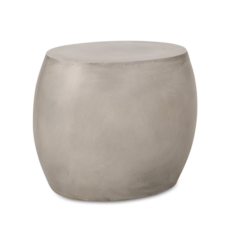 Outdoor Lightweight Concrete Side Table