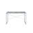 Faux Concrete & Silver Finish Writing Desk-1434765311