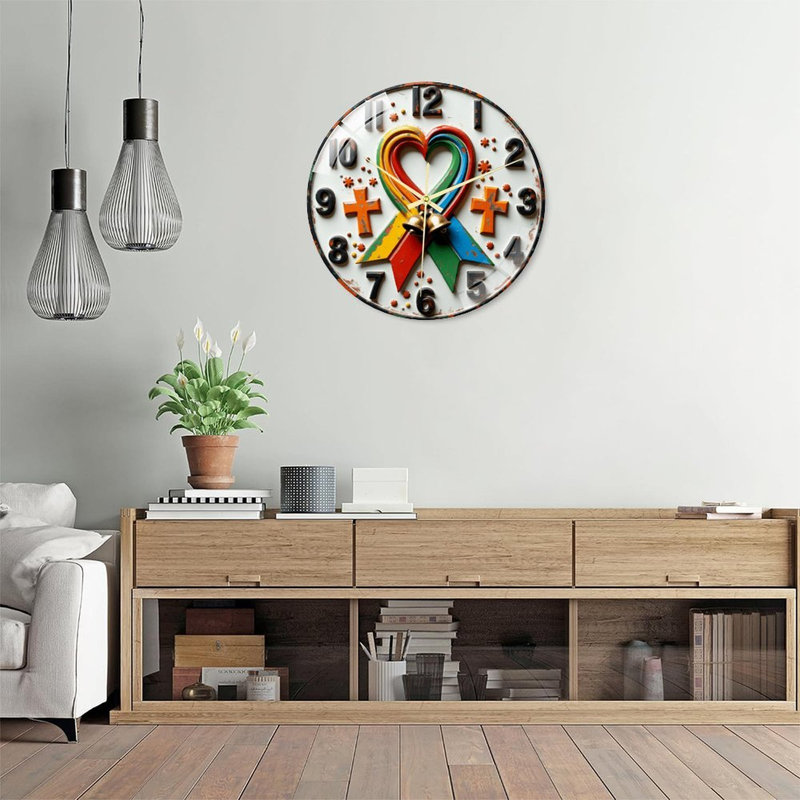 Horloge murale 16 po