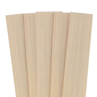 Pickets 70.2'' H x 5.51'' W Driftwood Composite Fencing