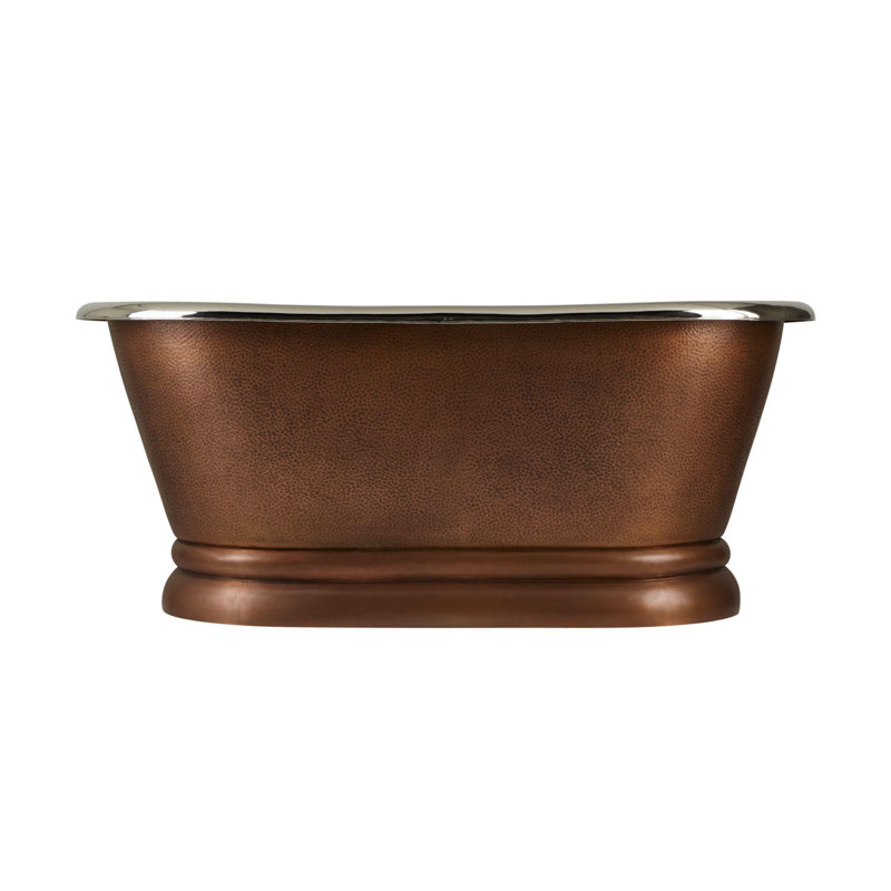 1829mm x 813mm Freestanding Soaking Copper Bathtub