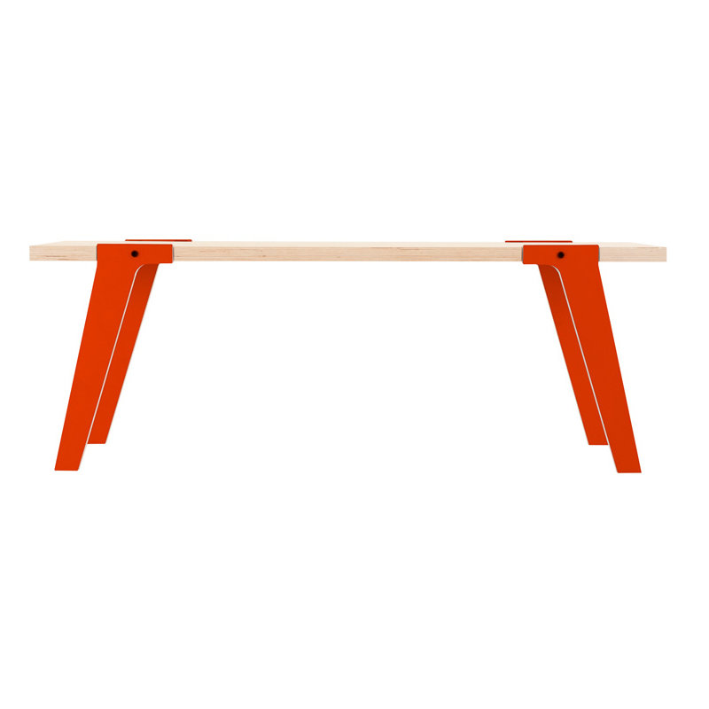 Giedi Upholstered Bench, Foxy Orange