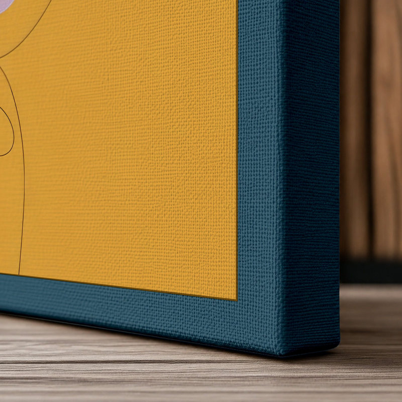 Print, 24x16 - 61.0 x 40.6 cm, Teal Border