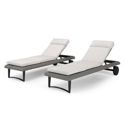 Chaise Lounge With Sunbrella Cushion (Set of 2)