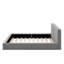 Grand lit tapissier au sol en velours-1636431982