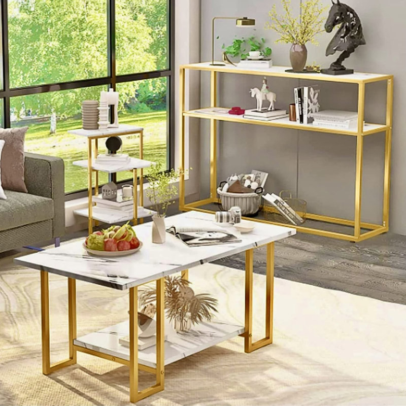 Gunel 3 - Piece Living Room Table Set