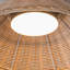 Rattan LED Flush Mount