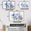 «Mauve et bleu», impression d'art aquarelle d'hibiscus-108459585-108459589