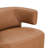 Bascom Genuine Leather Upholstered Swivel Barrel Chair-337677604