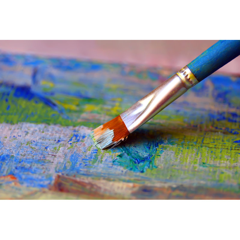 Closeup Of Brush by DenKuvaiev - Wrapped Canvas Print, 81cm H x 122cm W