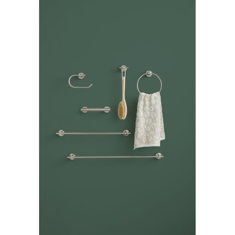 Porte-papier hygiénique Parma, Nickel brossé