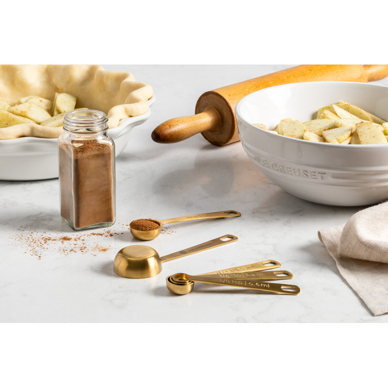 Le Creuset Gold Measuring Spoons - Set of 5
