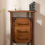 Commode d'appoint en bois massif