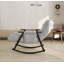 Chaise berçante pliante, chaise berçante rembourrée-558483942