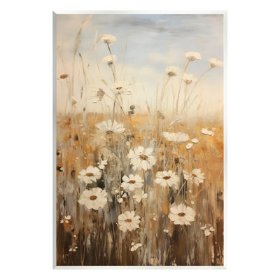 Bb-292-Daisy Meadow, peinture sur bois par Petals Prints Design