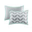 Édredon très tendance pour lit simple / simple TG: gris, uni, 2 coussins décoratifs, taies décoratives, lavable à la machine, rembourrage moderne-118754140-118754141