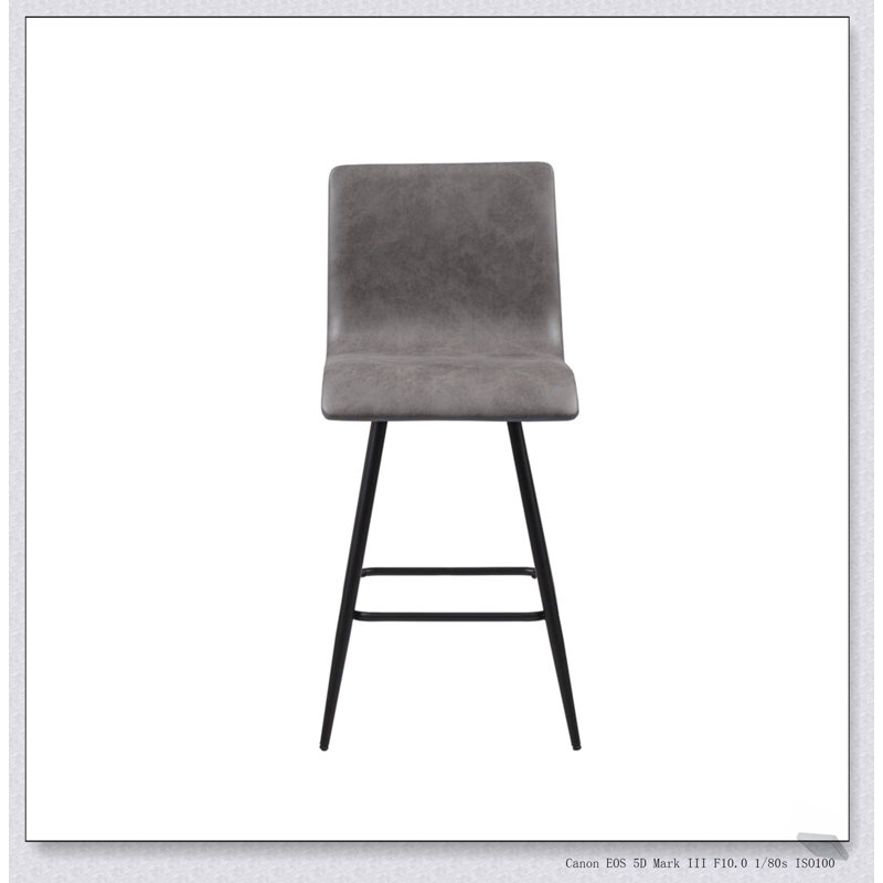 Tabouret de comptoir pivotant en similicuir à hauteur réglable, confortable et élégant pour les cuisines et les bars modernes