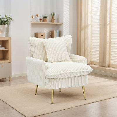 Fauteuil d'appoint rembourré 30,26 po de largeur