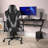 Kelig Office Gaming Chair with Roller Wheels & Reclining Back-1560947388