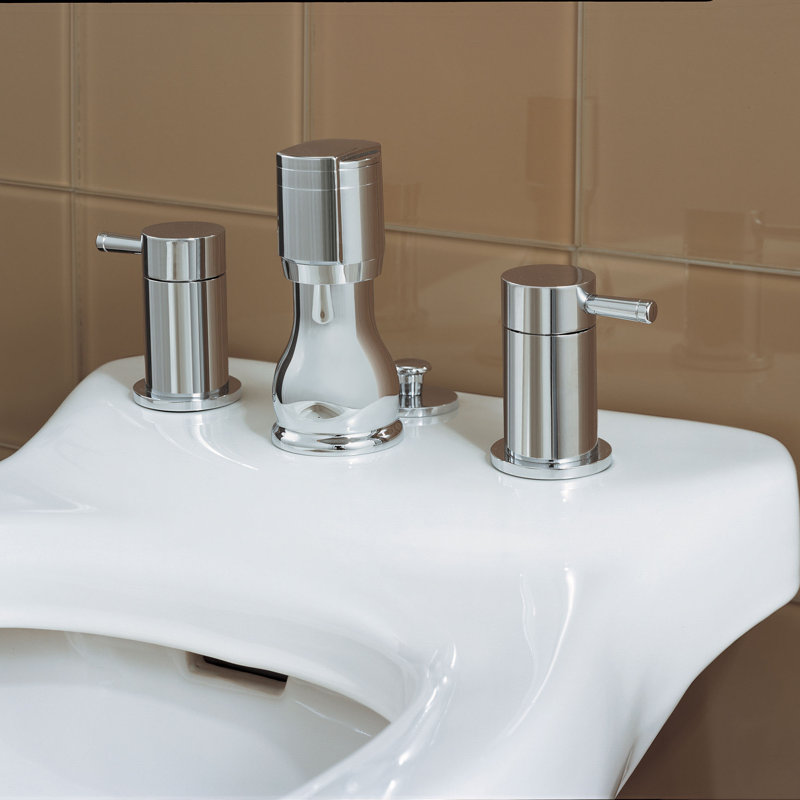Robinet de bidet vertical Serin, Chrome poli