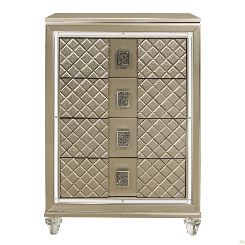 Commode 1 pièce 4 pieds en acrylique