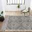 Tapis gris / crème Amir Moroccan Beni Souk-1999294640