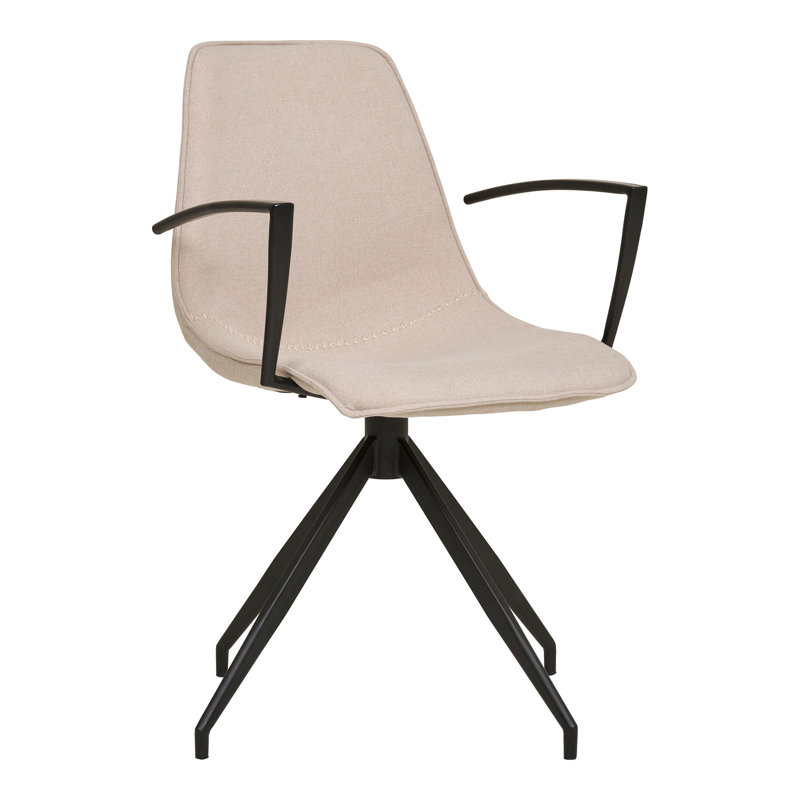 Garnon 48cm H Polyester Upholstered Armchair, Sand