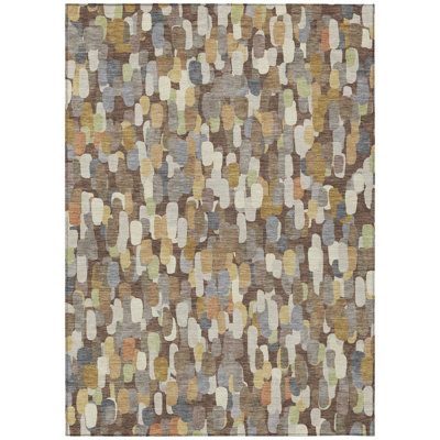 Machine Washable Indoor/Outdoor Chantille ACN2451 Casual Rug