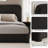 Bensu Boucle Upholstered Platform Bed，3-Piece Bedroom Sets-807834678-807834675