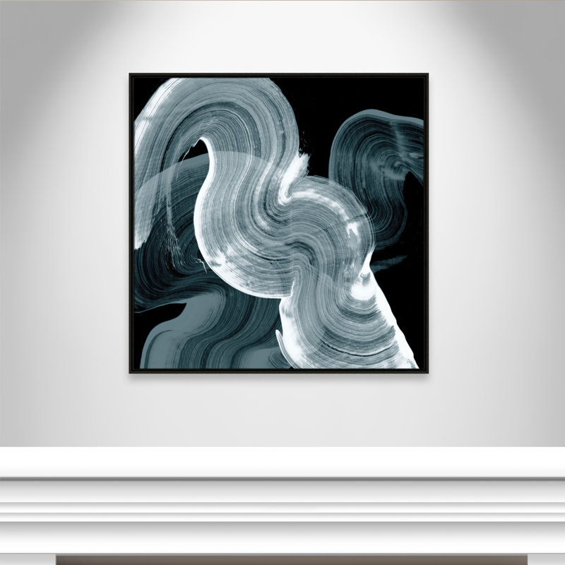 «Swirl II Print» par Casa Fine Arts, Espresso, H 37,5 po x l 37,5 po