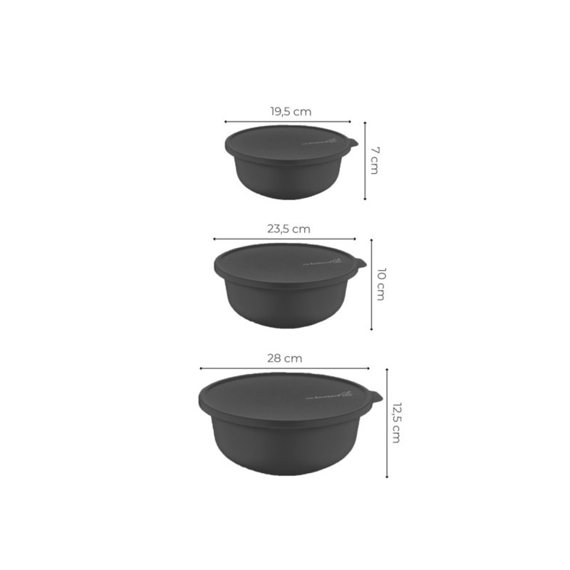 Contenant alimentaire 3 cuves Belfry