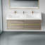 Meuble-lavabo mural avec double lavabo-2051242348