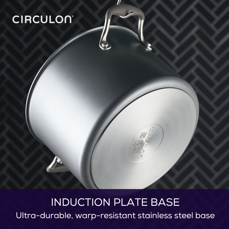 Circulon A1 Series with Scratchdefense Technology Nonstick Induction Stockpot with Lid, 8 Quart
