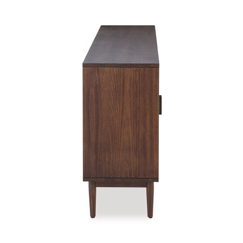 Solid Wood 4 - Door Sideboard, Walnut