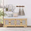 Banc de rangement en bois Rustic-793014466