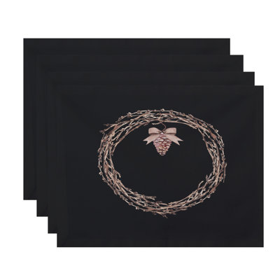 Kordell Polyester Abstract Rectangle Placemat