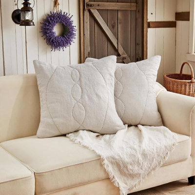 100% Cotton Euro Sham Covers 26X26”