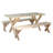 Tignall 6 - Person Patio Dining Set with Rectangular Table-1480201255-1490018371