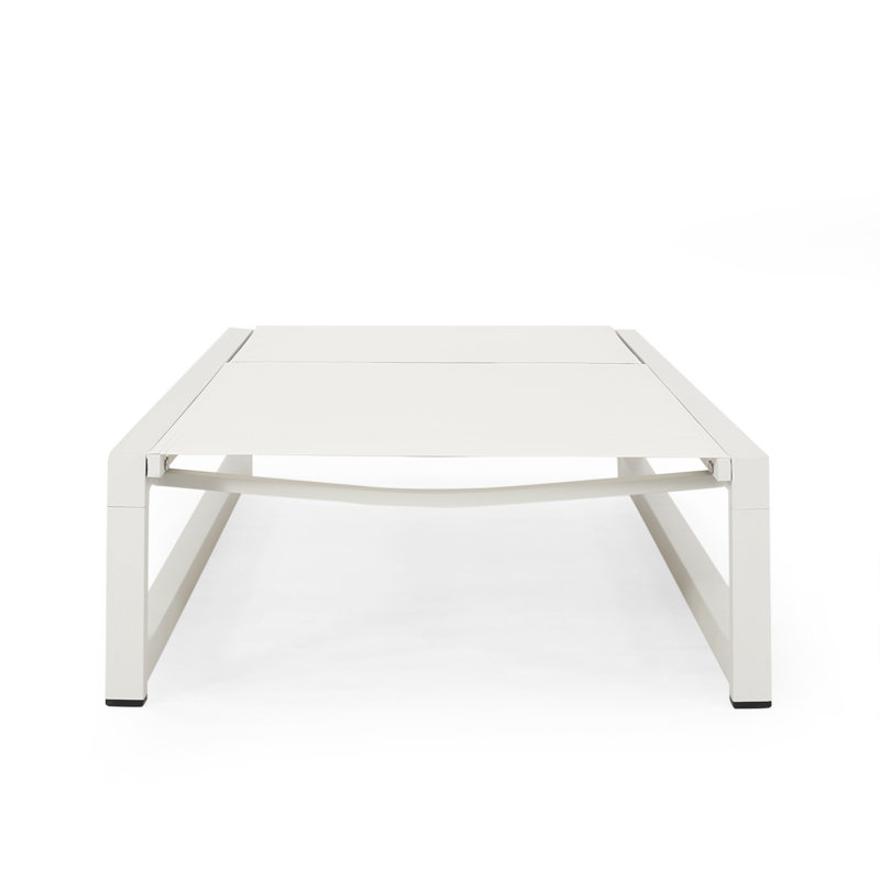 Ensemble de chaises longues avec table Anxhela