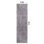 Tapis gris antidérapant Lin Lin-2046463673-2046463674