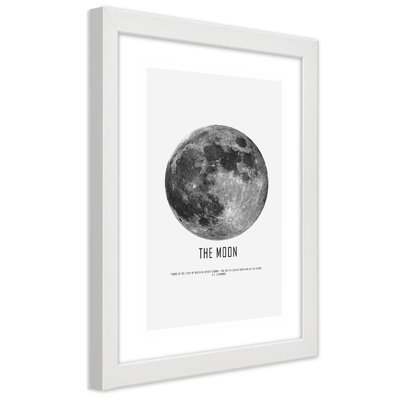 Moon-Cosmos-Night - Single Picture Frame Print