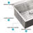 Drop-In Topmount Single Bowl Kitchen Sink