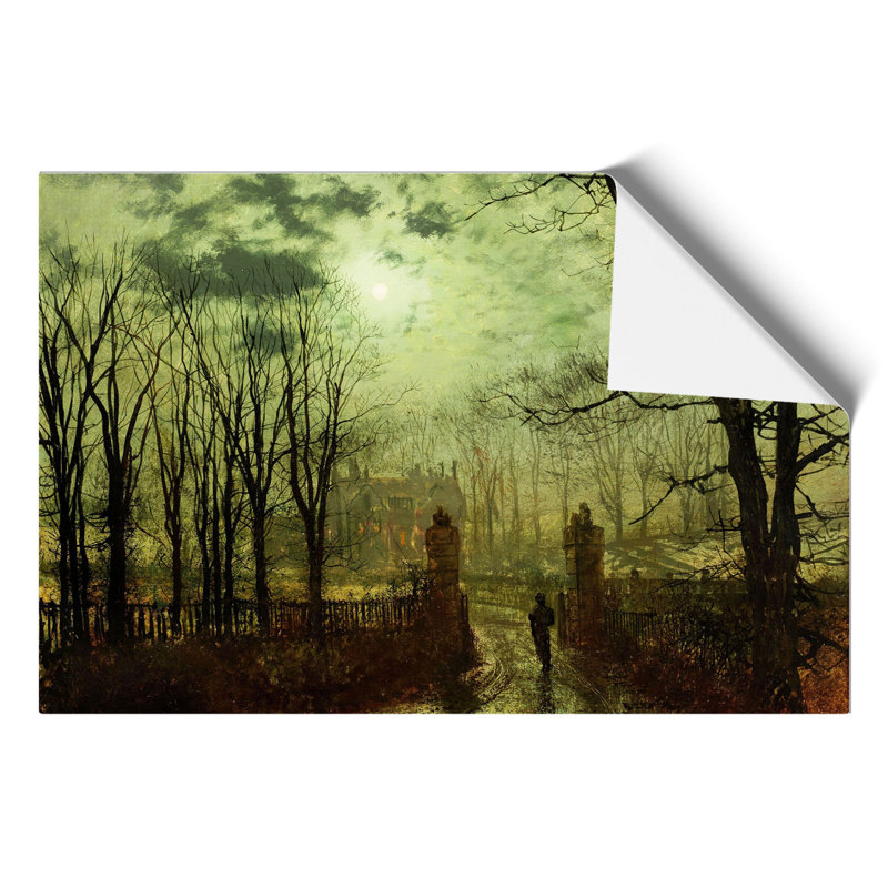 At the Park Gate by John Atkinson Grimshaw - Frameless Print, 21cm H x 30cm W x 0.1cm D